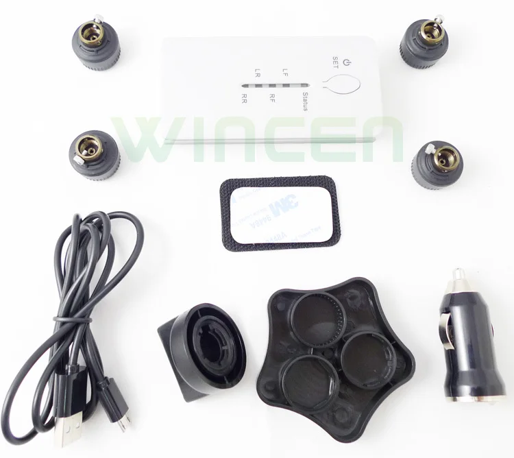 Беспроводная система контроля давления в шинах TPMS Android Bluetooth внешняя поддержка