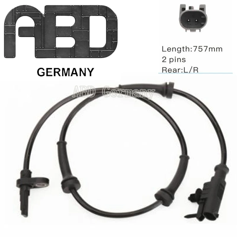 

ABD Germany ABS Wheel Speed Sensor LR 033 457 for LAND ROVER EVOQUE sport L405