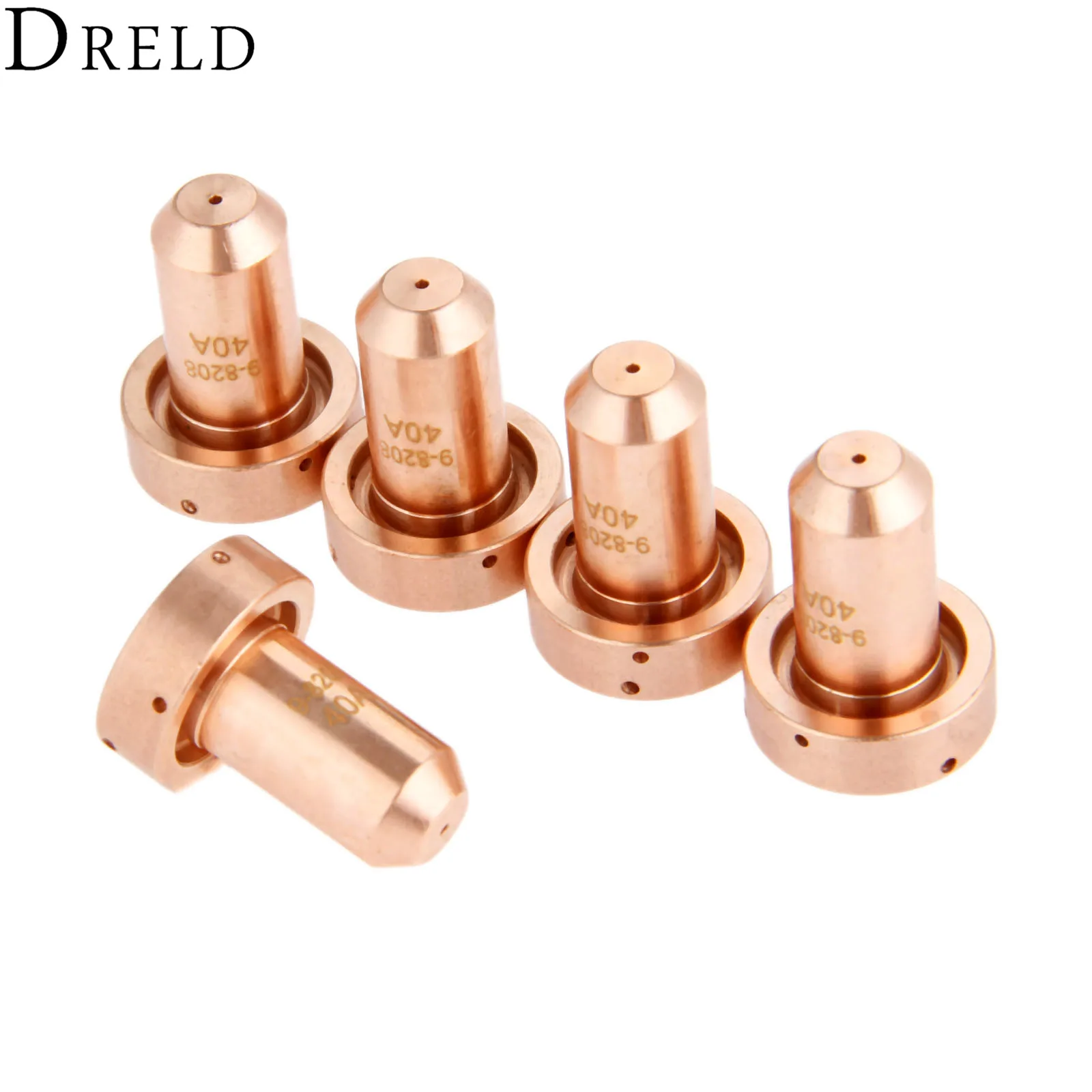DRELD 5 шт. наконечник плазменной форсунки 9-8208 для SL60 SL100 Плазменные Завихритель аксессуары 40A сварочное оборудование для пайки
