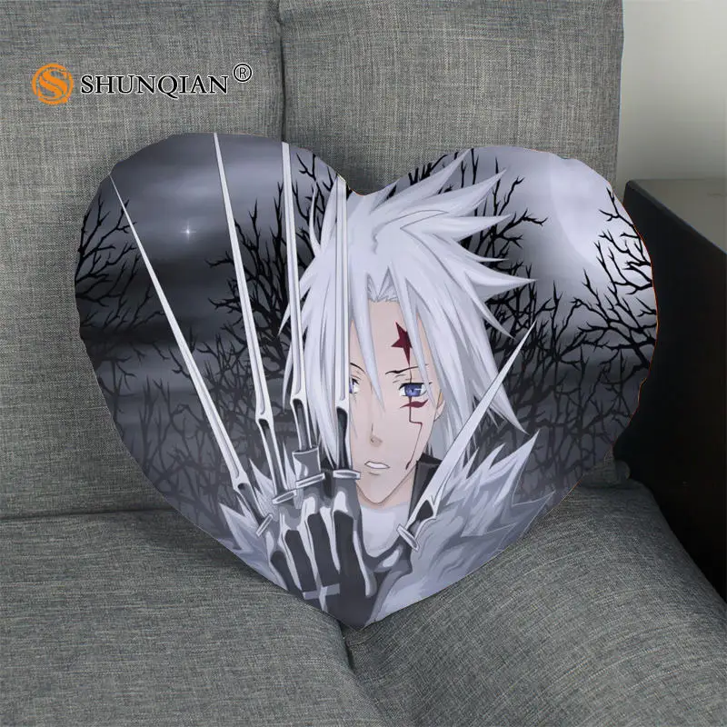 Pillow Case D серый человек-подушка в форме сердечка выполненные на заказ Наволочка на молнии только покрыть без сердечника размер 41 x36cm, 47x42 см - Цвет: Pillow Case