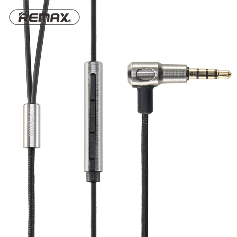 Remax In Ear стерео Проводная подвижная катушка+ гибридные наушники балансировки с музыкальным управлением для мобильного телефона гарнитура для IOS и android