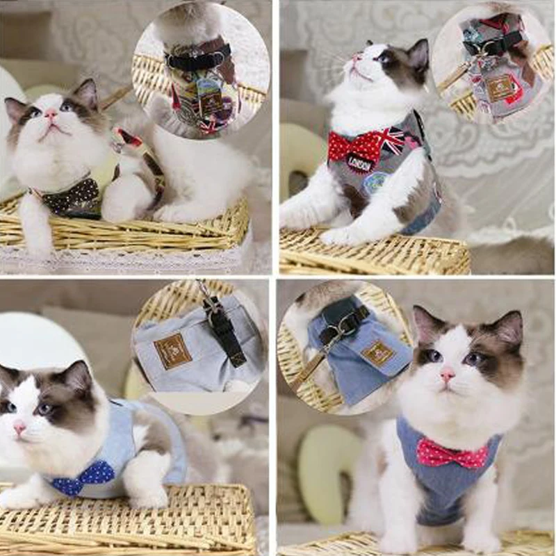 9 видов стилей поводок для собак перекрестные подтяжки джинсы галстук бабочка