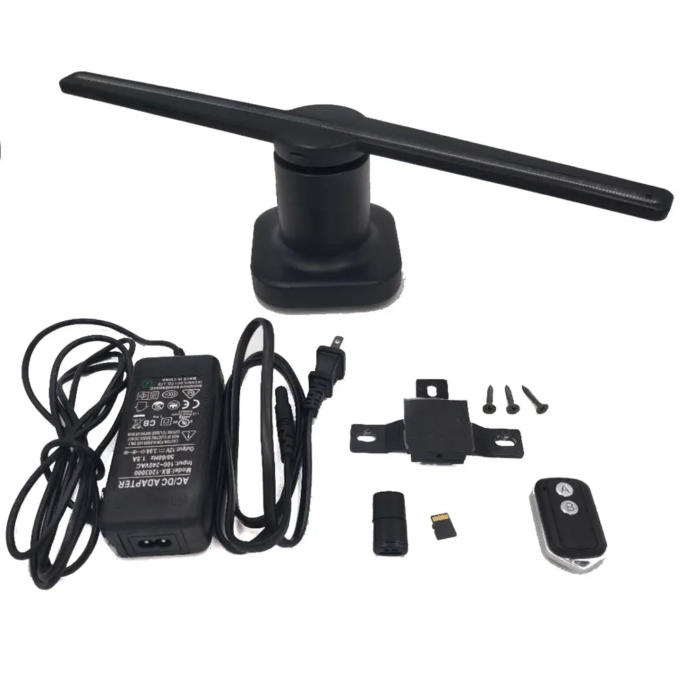 Голограмма рекламный дисплей светодиодный вентилятор 43 см голографическая