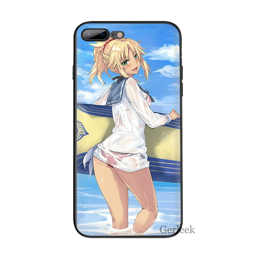 Чехол для телефона Surf Art Girl Ультратонкий чехол с мультяшным рисунком iPhone 6 6S 5 5S SE XR