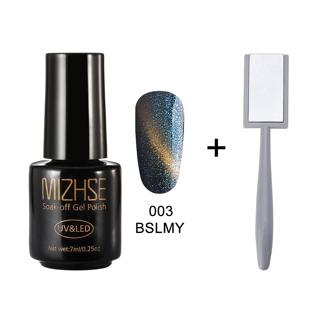 BSLMY003 MIZHSE 1 шт. УФ-гель для ногтей набор гель-лаков для ногтей 7 мл кошачий глаз УФ-лак для ногтей Гель-лак с 3D эффектом магнитная палочка - Цвет: BSLMY003