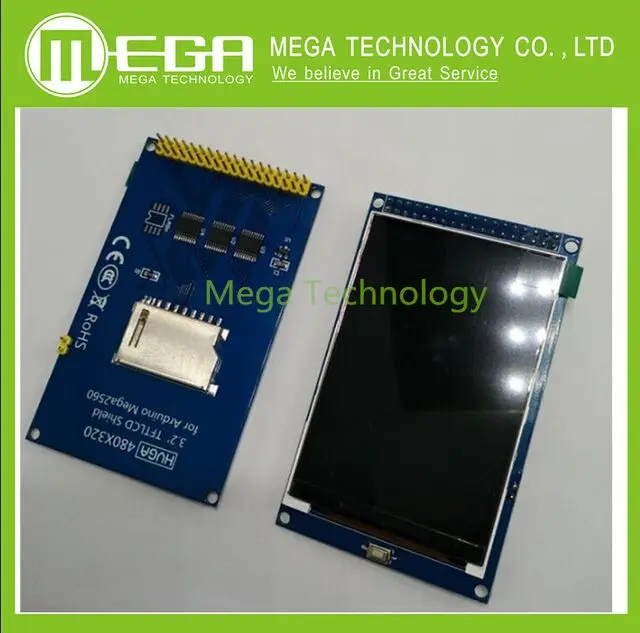 3 2 дюймовый TFT ЖК-экран модуль Ultra HD 320X480 Для MEGA 2560 R3 платы | Электронные компоненты