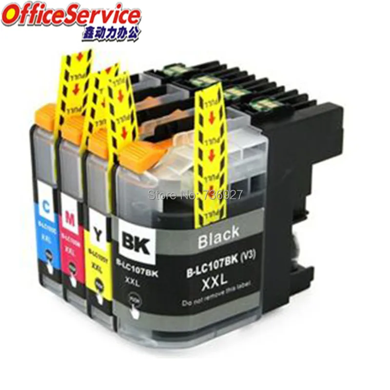 Совместимый чернильный картридж LC105 LC107 для Brother MFC J4710DW J4610DW J4510DW J4410DW J4310DW J6520DW J6720DW