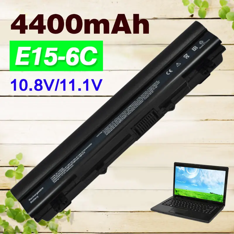 

Аккумулятор для ноутбука Acer Aspire AL14A32, 4400, E5-471G, E14, E15, E5-551G, E5-421, E5-572G, E5-471G-39TH мА · ч, 6 ячеек, для EXTENSA 2509, 2510