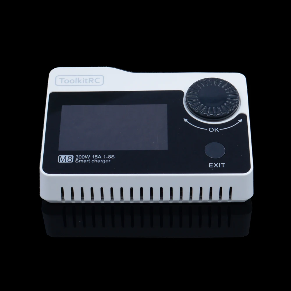 Балансирующее зарядное устройство ToolkitRC M8 300 Вт 15 А DC Dis для 1 8S аккумуляторов Lipo