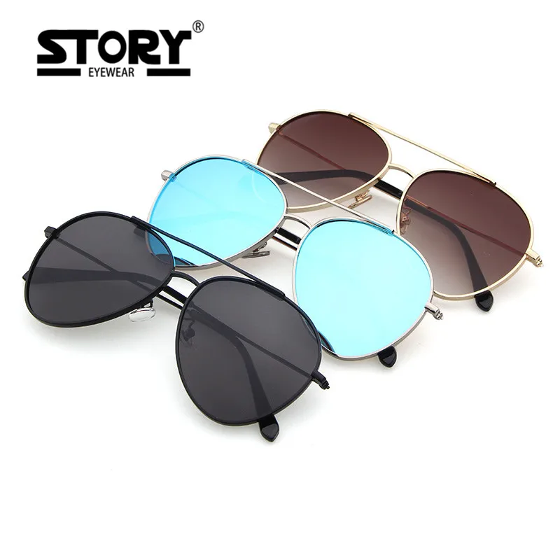 История моды Винтаж солнцезащитные очки авиаторы из розового золота Для женщин