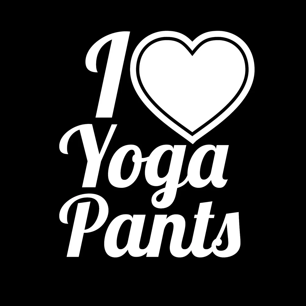 Виниловая наклейка с надписью My Heart Yoga | Автомобили и мотоциклы