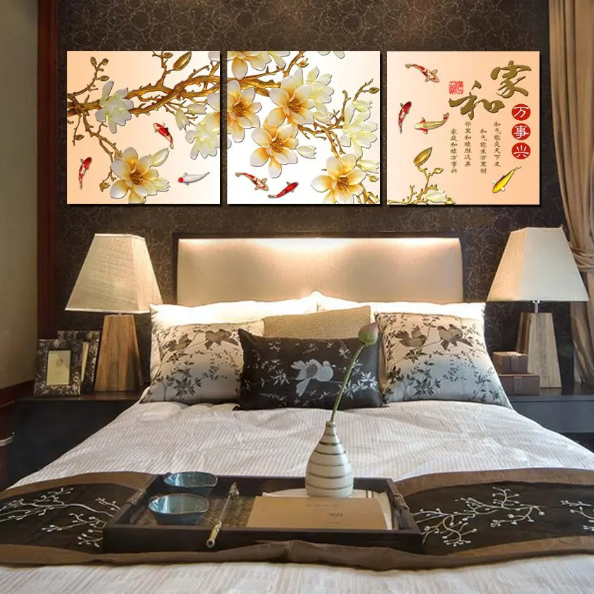 Настенные украшения 3 шт. бесплатная доставка парусиновые рисунки абстрактные