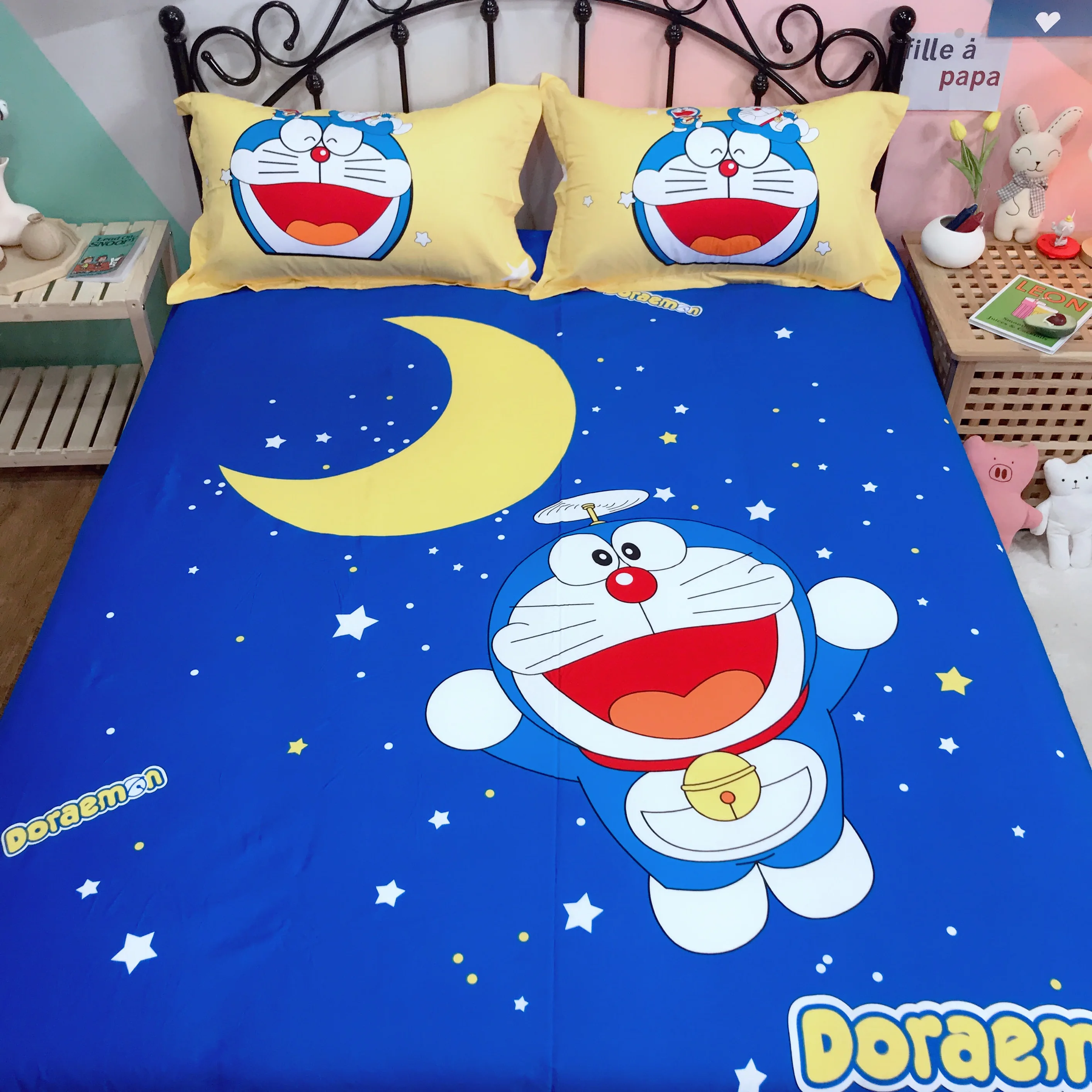 Мод мультфильм Стил 3d набор постельных принадлежностей для дома с принтом