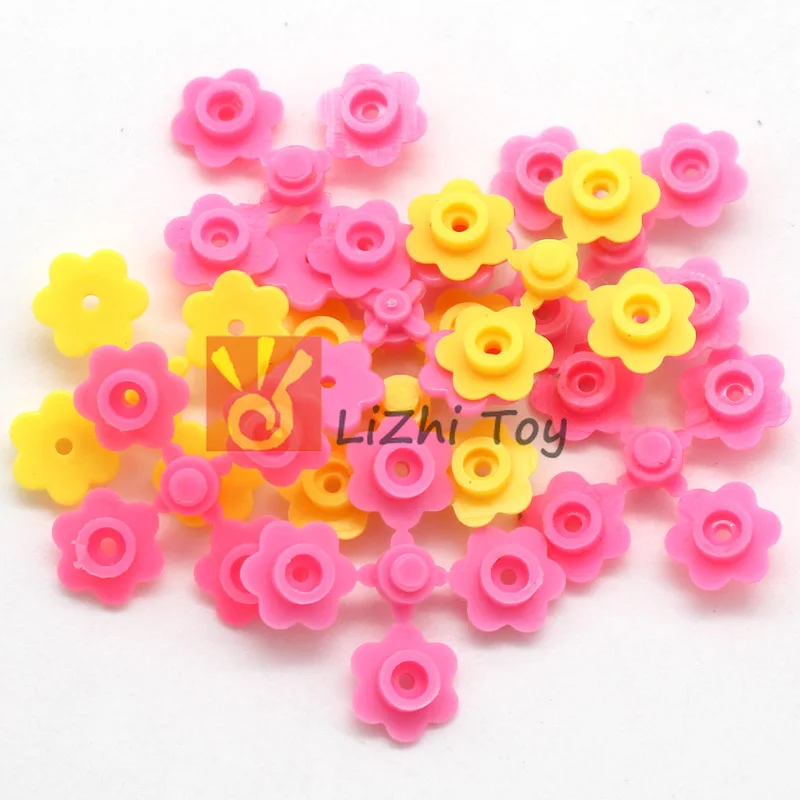 MOC Bricks 56750 Small Six-petal Flower DIY Enlighten Block Compatible with Assembles Particles | Игрушки и хобби