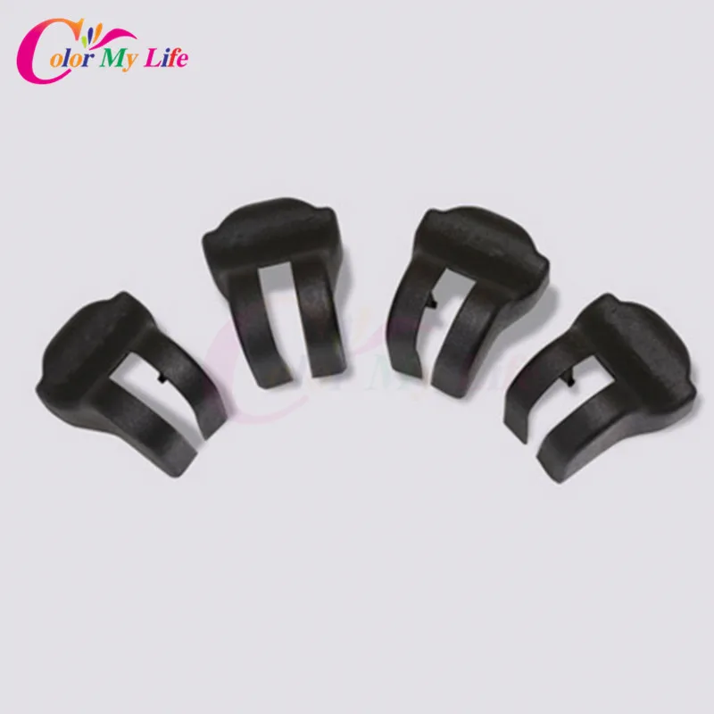 4 шт./компл. ABS черный защитный ограничитель двери автомобиля крышка Стикеры для