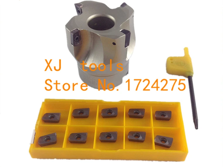 Фрезы для концевых фрез параметров 1 шт. BAP300R 40/50/63 22 4F плоские фрезы + 10 пластин