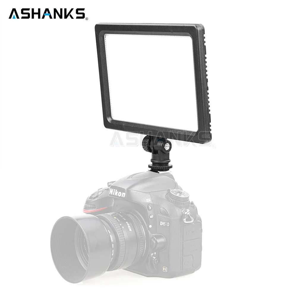 ASHANKS ЖК-дисплей двухцветный Диммируемый ультра-тонкий DSLR светодиодный светильник для видео 3200 K-5600 K для Canon Nikon camera Camcorder Selfie светильник