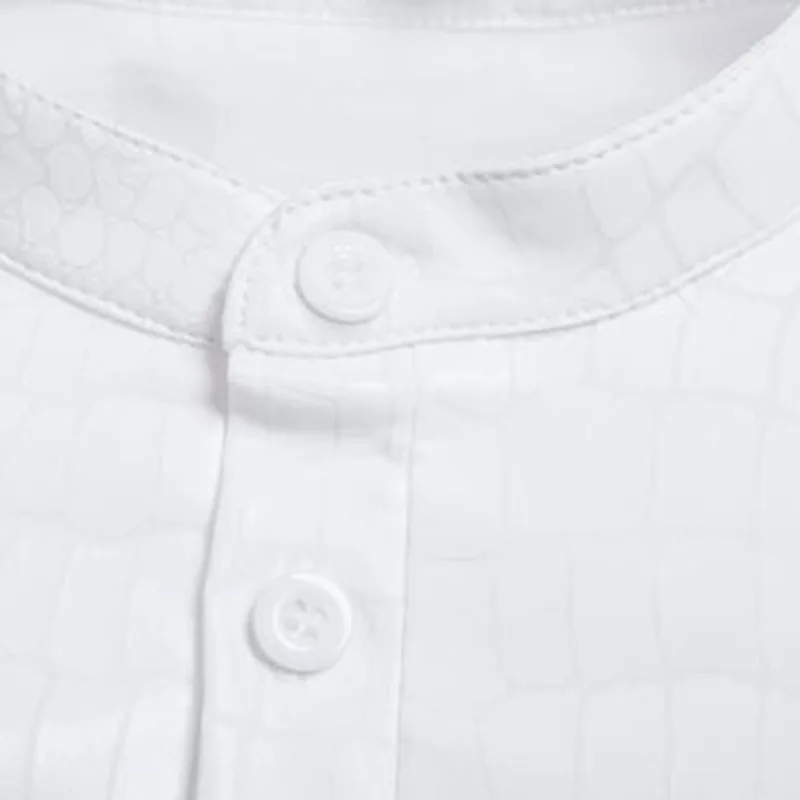 Модные мужские с длинным рукавом принтом в виде серпантина Bling рубашки Camisa