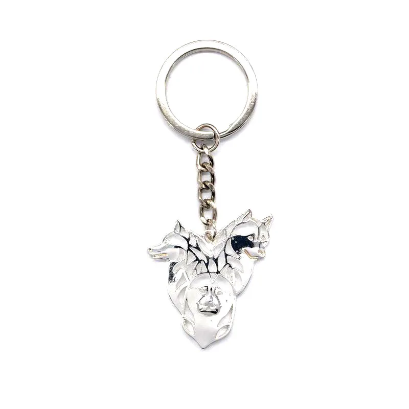 

Unisex Jewelry Metal Alloy Siberian Husky Key Chains Lovers' Pet Dog Key Chain