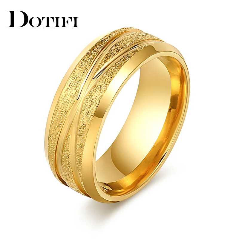 Женские обручальные кольца DOTIFI 316L из нержавеющей стали золотого Креста