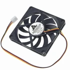 10 шт.лот Gdstime вентиляторы для компьютера 80x80x10 мм 8 см 80 мм 12 В 3Pin DC вентилятор охлаждения