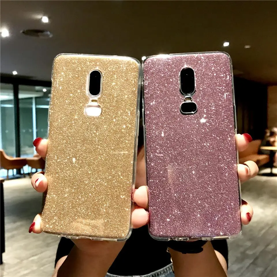 Ultra Slim Glitter Case For OnePlus 6 6T 7 5T 5 3T 3 LG G5 G6 G7 Q6 Q7 Q8 V10 V20 V30 V40 Cover Silicone TPU Soft Phone Cases |
