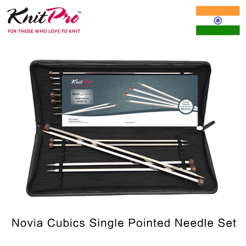Knitpro Nova Cubics 30 cm/ 35cm Single Pointed Needle Set