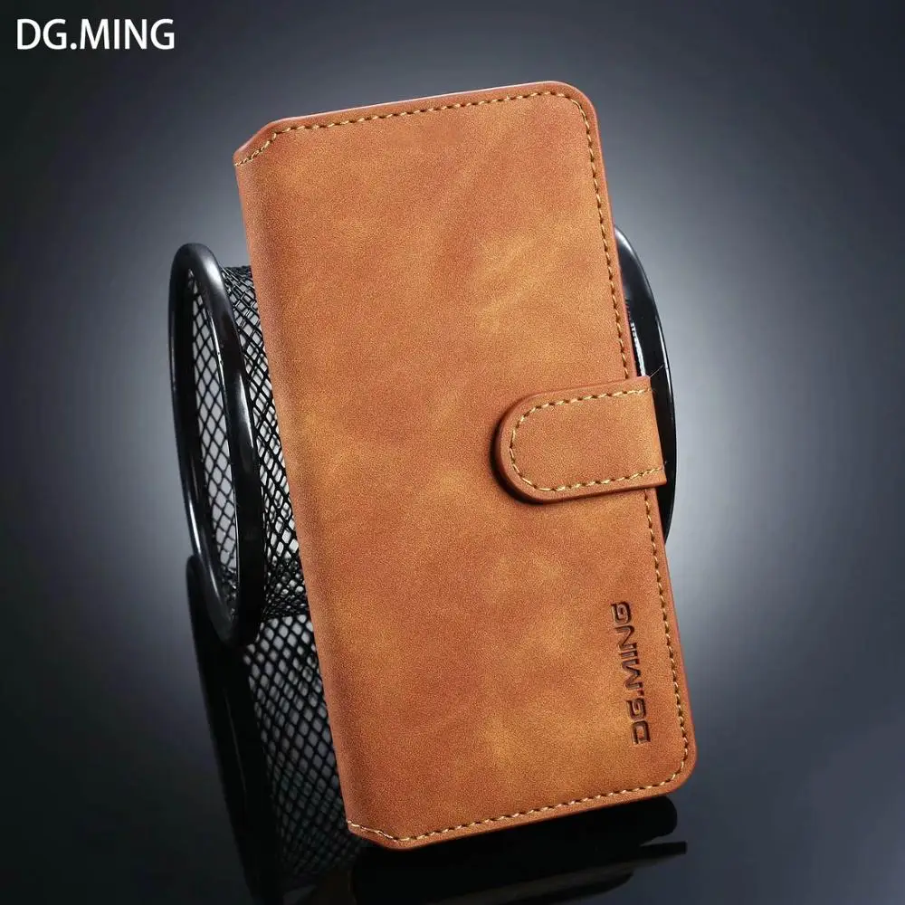 Винтажный Классический чехол кошелек DG.Ming из искусственной кожи для Xiaomi Redmi