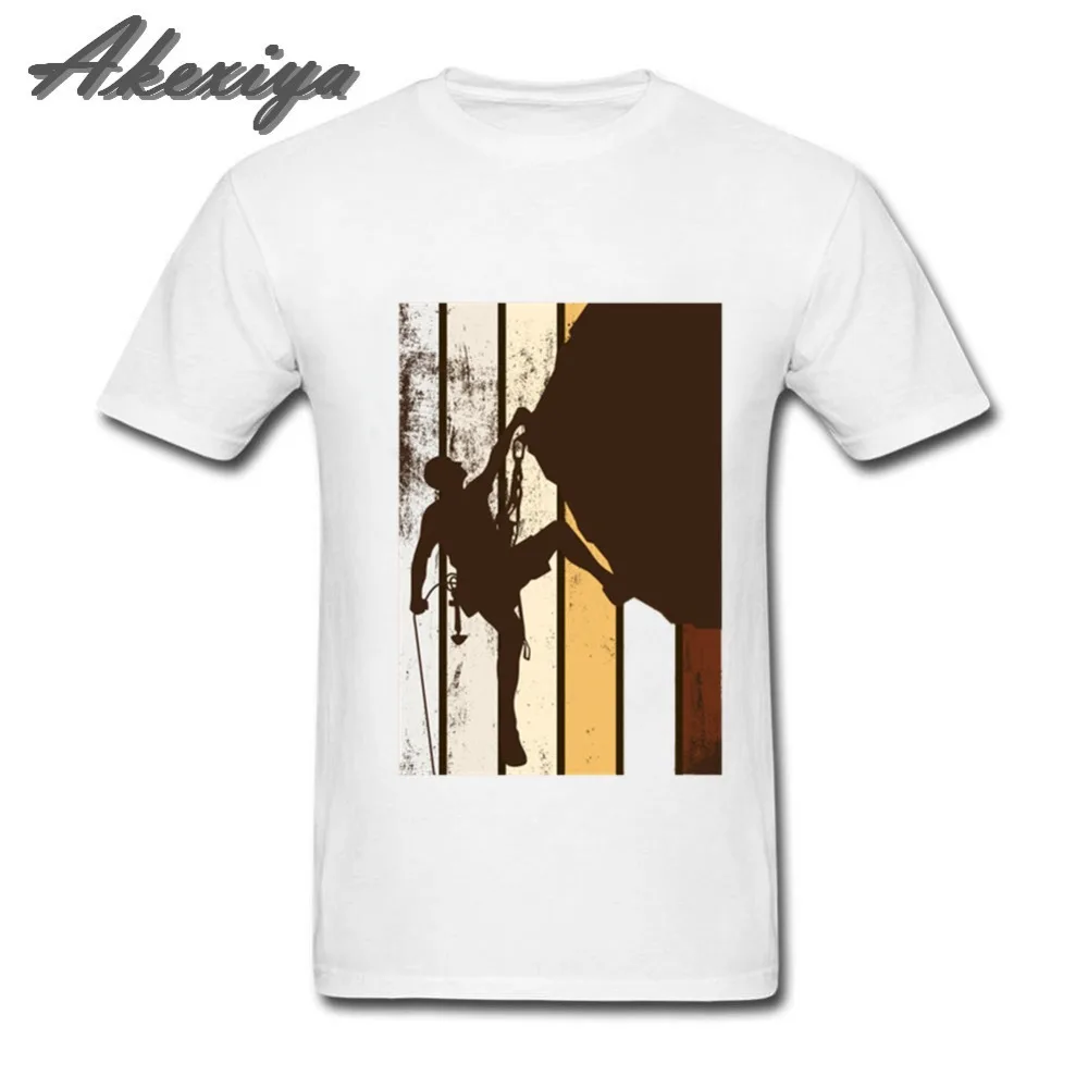 

2019 Retro Vintage 70s Rock Climbing Icon Men's Black T Shirt Cotton Fashion Oversized T-Shirt Custom Tops Tees Size S-XXL