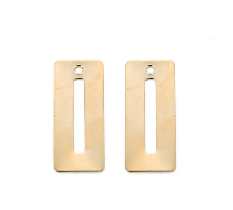 10x24mm XINYAO 10 шт./лот 5 Стиль Ретро Медные Серьги Разъем Подвески узор полые кулон Diy ювелирных изделий сделать DIY аксессуары - Окраска металла: 10x24mm