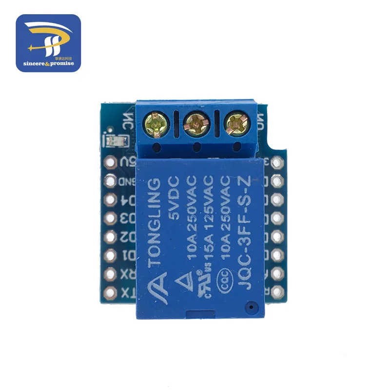 Релейный модуль для wemos D1 MINI 5V высокоуровневый триггер Один 1 канальный релейный