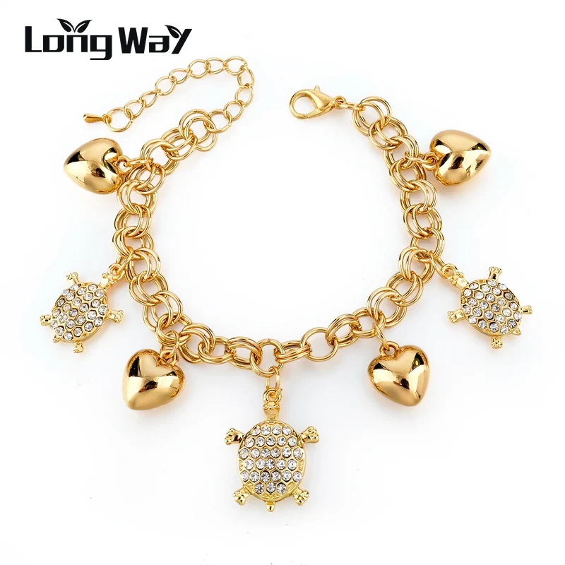 Многослойный браслет LongWay SBR160018 золотистый цвет|bracelet with crystals|bracelet pendantbracelet pendant |