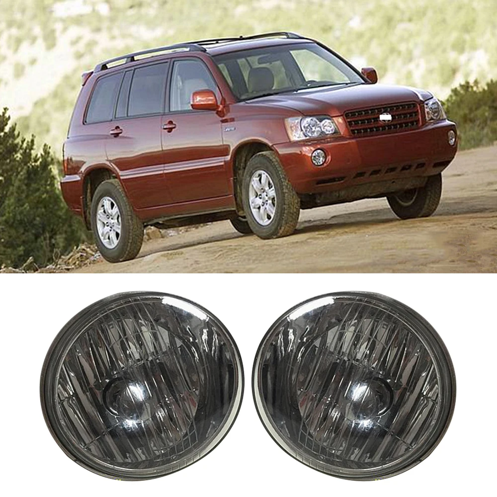 CAPQX 1 шт. для Toyota Highlander KLUGER 2001 2002 2003 дневной ходовой светильник DRL Дневной светильник передний бампер противотуманный светильник дальнего света