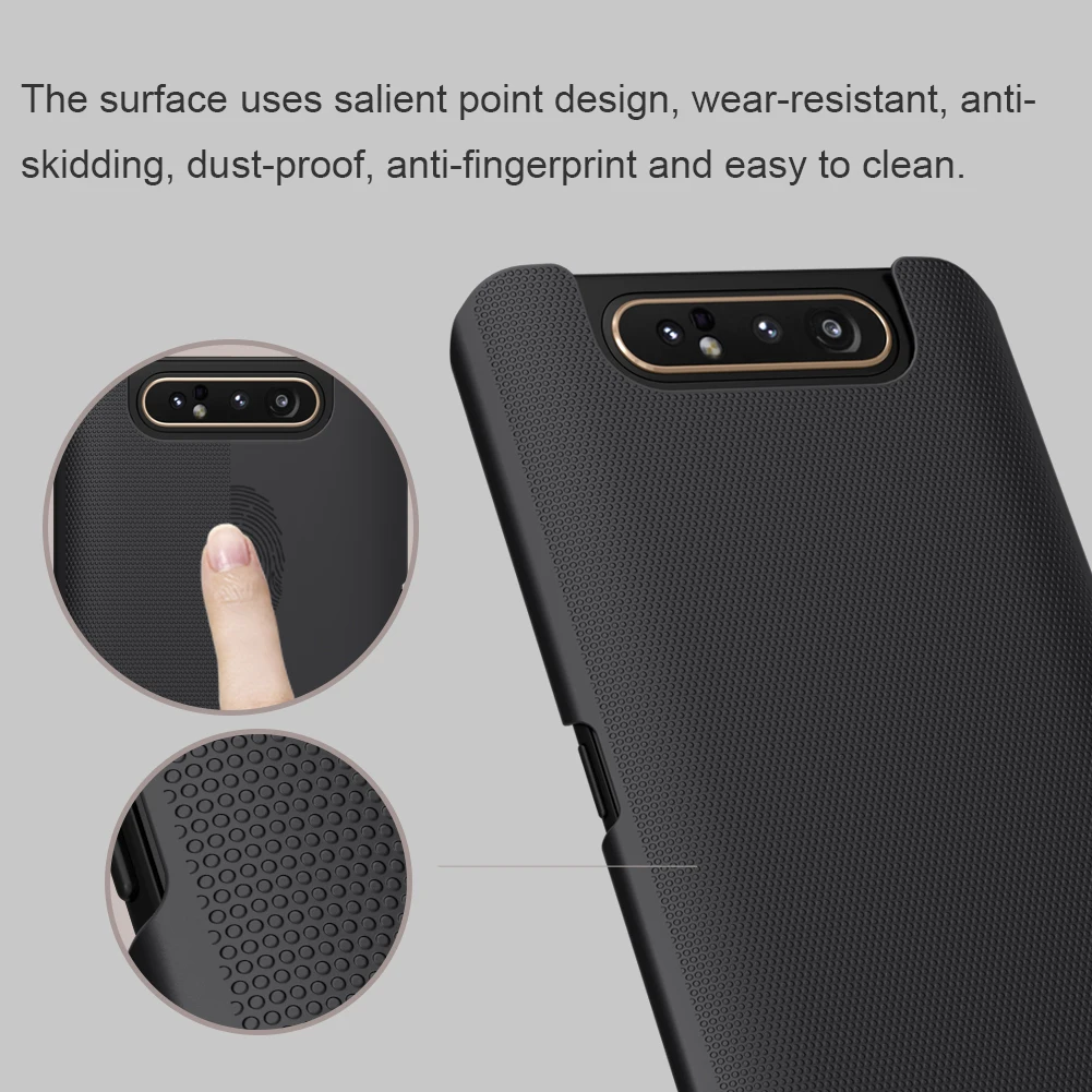 Чехол для samsung Galaxy A80 A90 NILLKIN матовый Защитный матовый пластиковый жесткий чехол для samsung A80 A90