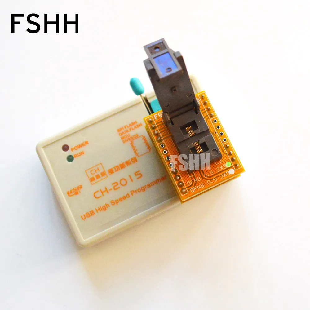 Программатор CH2015 USB высокой скорости с шагом = 0 5 мм 2x3 QFN8 к разъему DIP8 eeorom/spi flash/flash