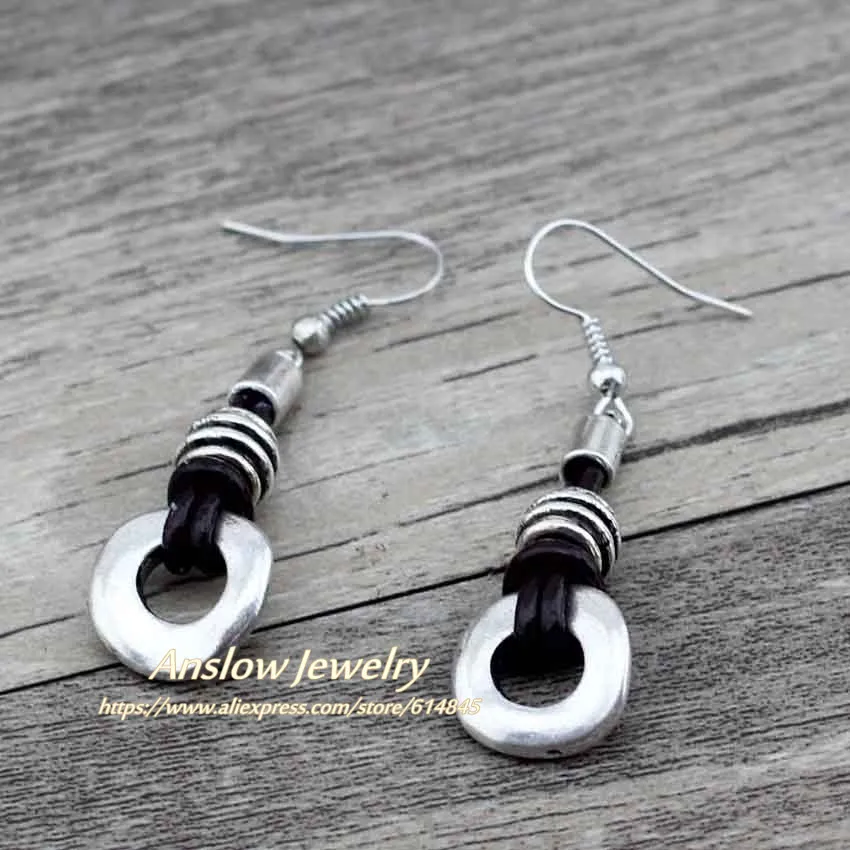 Женские Висячие серьги в винтажном стиле Anslow модные классические висячие