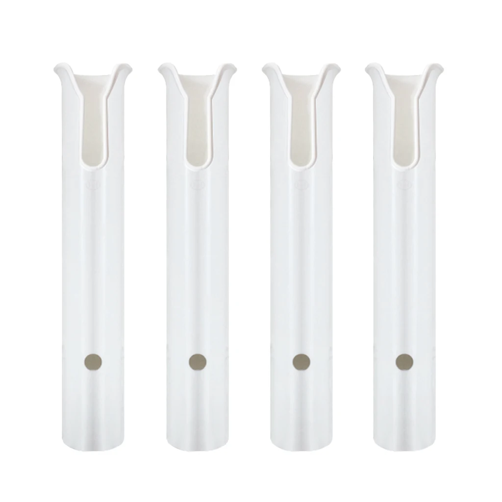 4 шт. белый пластиковый держатель для удочки с винтами и гайками морского Каяка