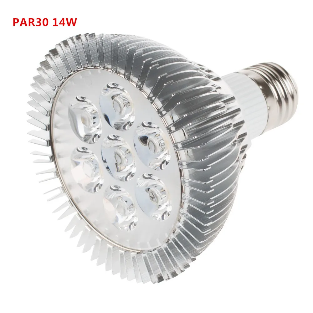 Новые яркие E27 PAR20 Par30 PAR38 светодиодный светильник лампы 85 265V 14 18 Вт/24 Вт/30 Вт 36 для