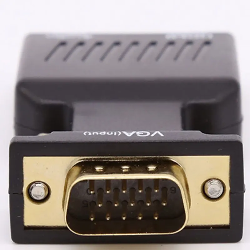 CHANEVE преобразователь из VGA в HDMI 1080P аналогово-Цифровое видео аудио штекер
