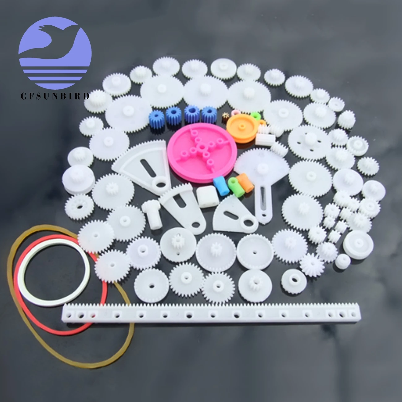 85 шт. пластиковая коробка передач набор инструментов DIY игрушка робот корабль RC