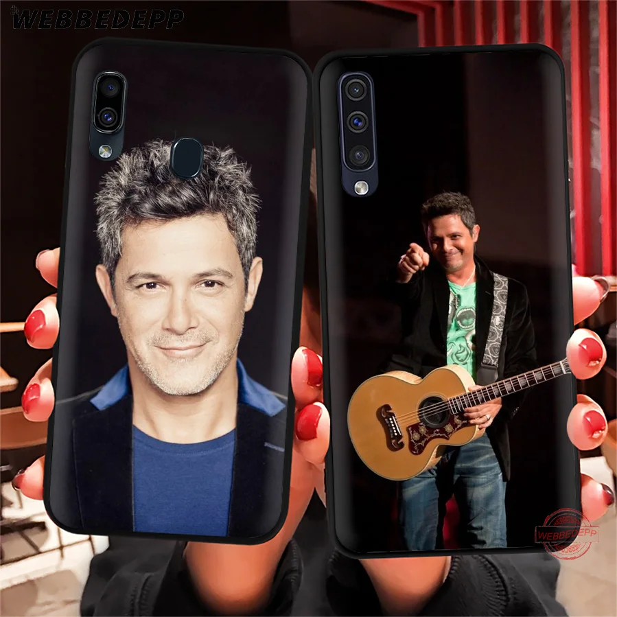 WEBBEDEPP Fashion Alejandro Sanz Soft Phone Case for Samsung A50s A40s A30s A20s A10s A60 A70 M10 M20 M30 M40 Cases | Мобильные