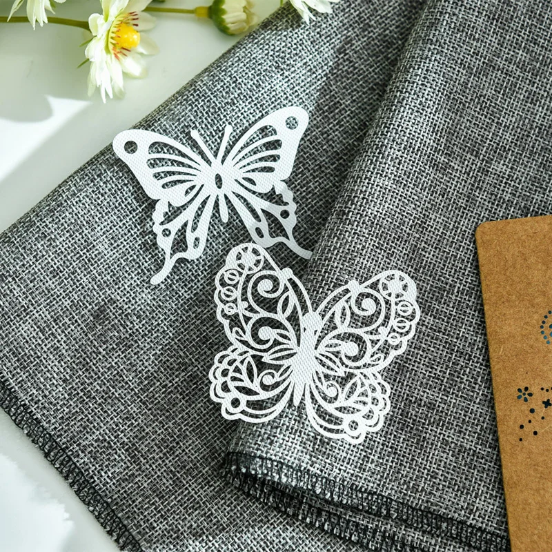 KSCRAFT 10pcs White Lace Butterflies For DIY Scrapbooking/Card Making/Kids Fun Decoration Supplies | Дом и сад
