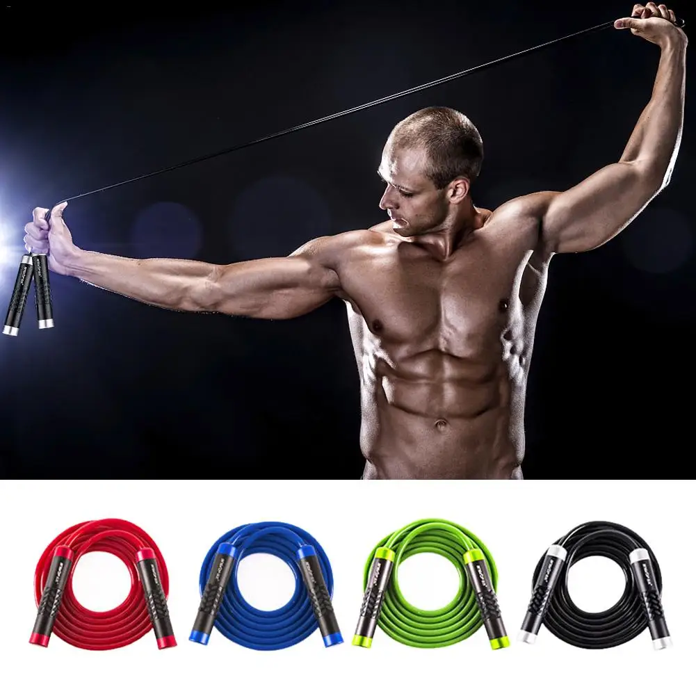 

2018 New Jump Ropes Aluminum-bearing Rope Skipping With Counter Sports Fitness Adjustable Fast Speed
