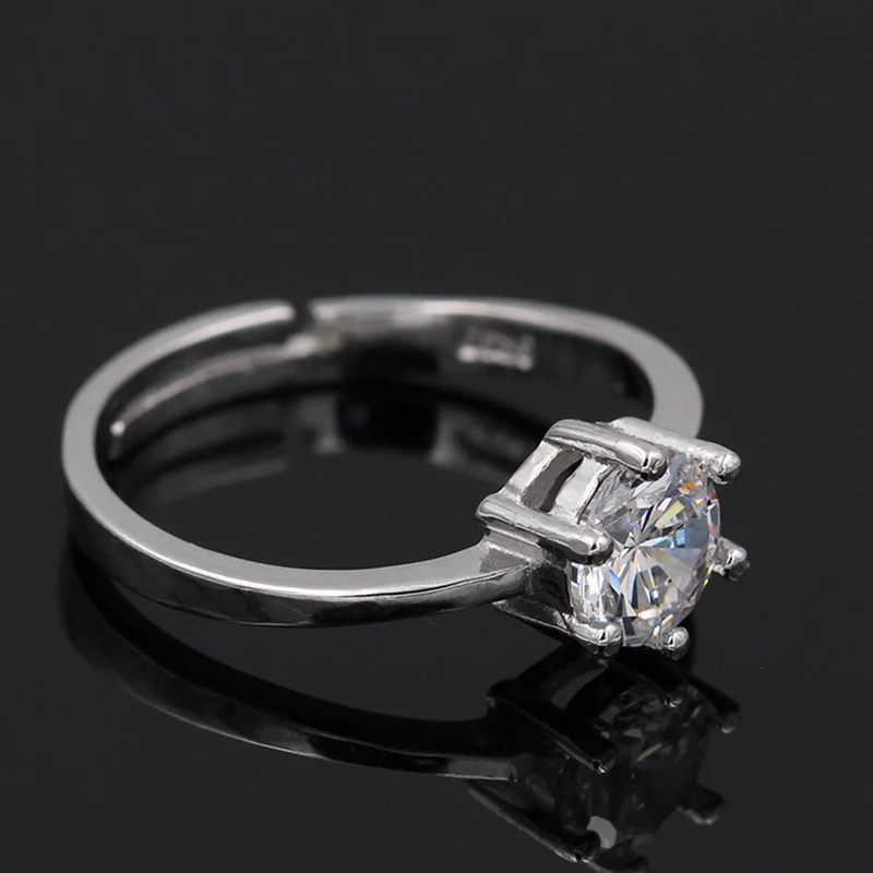 Новинка 2019 стильное кольцо для пар регулируемое Открытое влюбленных с шестью