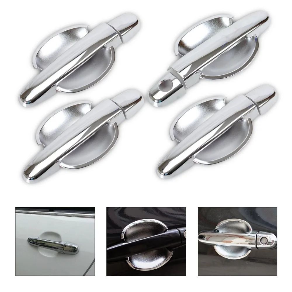 Совершенно новый ABS хромированная крышка дверной ручки и чашка чаша комбо для