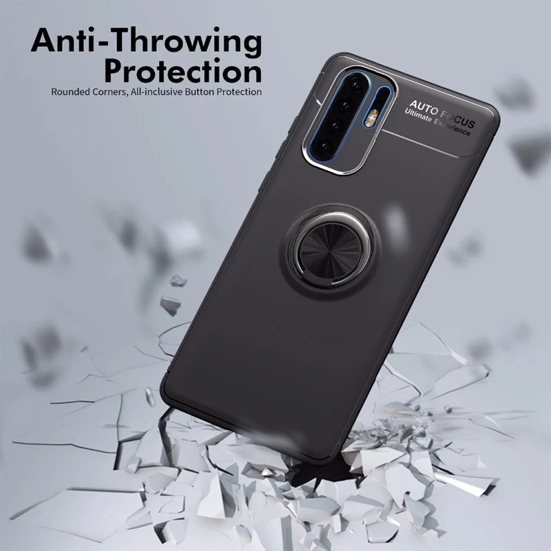 Cherie Funda For Huawei P30 20 Lite Pro Case Magnetic Finger Ring Holder Soft Enjoy 9S 9E Y7 Y6 2019 Cover |