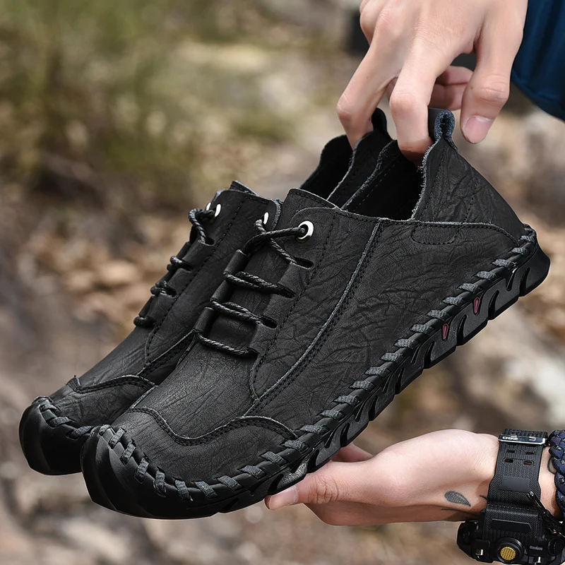 ZUNYU Men's Leather Casual Shoes Moccasins Men Loafers Spring New Fashion Sneakers Male Boat Suede Krasovki Size 38-45 | Обувь