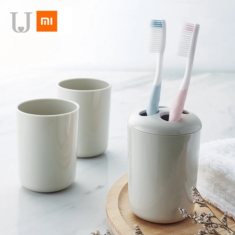 Xiaomi Jordan& Judy reiniging en spoelen driedelige set Anti-drop slijtvaste wassen cup tandenborstel houder voor famlily