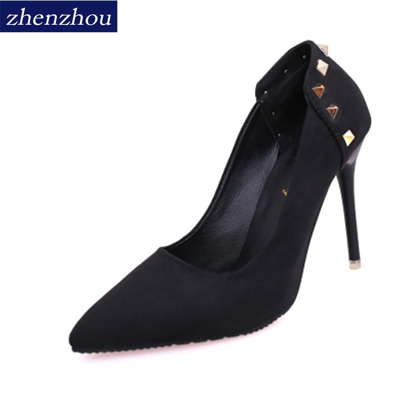 Zhen Чжоу 2017 Весна и Осень женщин новые тенденции моды лидерство на низком каблуке