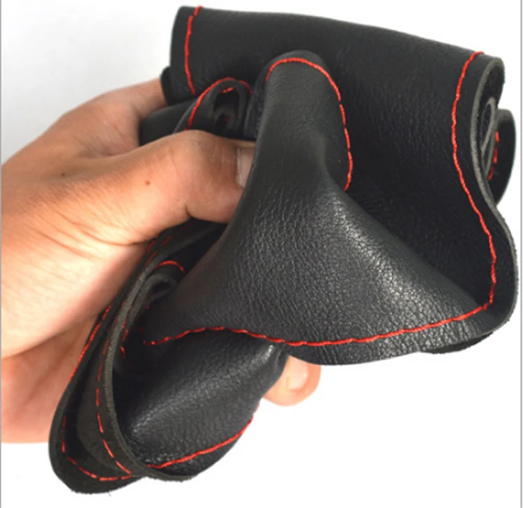 Чехлы на руль для грузовика Кожаные чехлы из микрофибры руля с иглой и ниткой